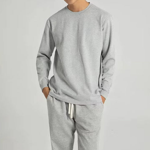 Men's Heavyweight Long-sleeve Crewneck Shirt